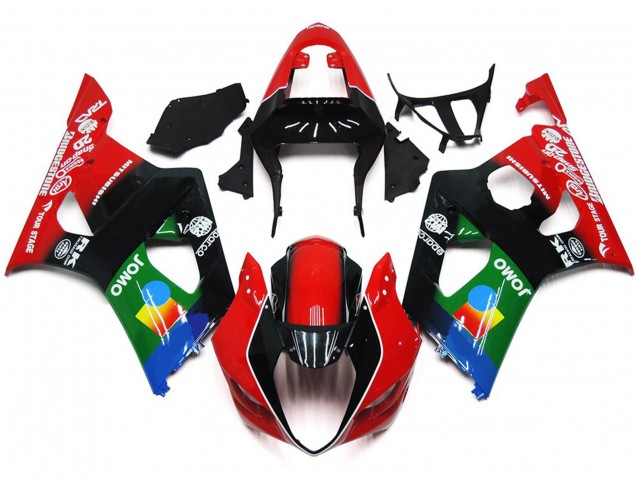 Aftermarket 2003-2004 JOMO Suzuki GSXR 1000 Motorcycle Fairings Aftermarket 2003-2004 JOMO Suzuki GSXR 1000 Motorcycle Fairings