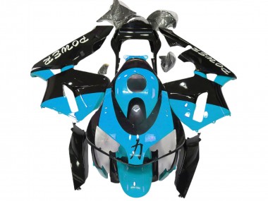 Aftermarket 2003-2004 Light Blue Power Honda CBR600RR Motorcycle Fairings