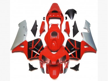 Aftermarket 2003-2004 OEM Style Red Honda CBR600RR Motorcycle Fairings