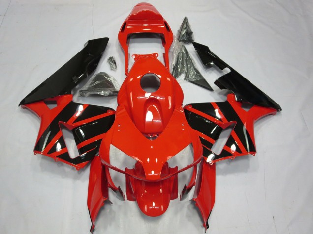Aftermarket 2003-2004 Red Black OEM Style Honda CBR600RR Motorcycle Fairings Aftermarket 2003-2004 Red Black OEM Style Honda CBR600RR Motorcycle Fairings