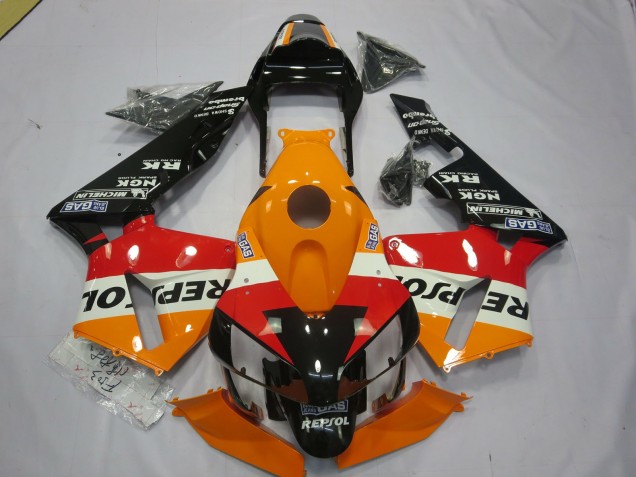 Aftermarket 2003-2004 Repsol Classic Style Honda CBR600RR Motorcycle Fairings Aftermarket 2003-2004 Repsol Classic Style Honda CBR600RR Motorcycle Fairings