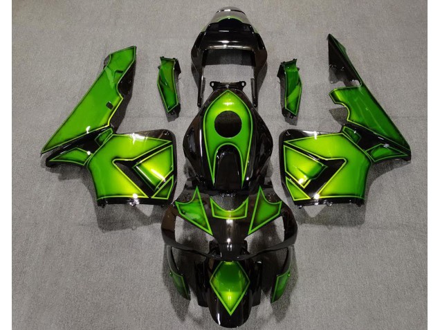 Aftermarket 2003-2004 Special Design Green Honda CBR600RR Motorcycle Fairings Aftermarket 2003-2004 Special Design Green Honda CBR600RR Motorcycle Fairings