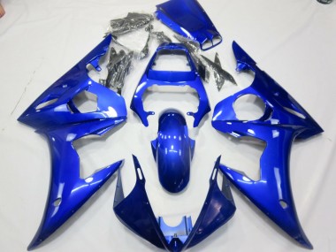 Aftermarket 2003-2005 Gloss Blue Yamaha R6 Motorcycle Fairings