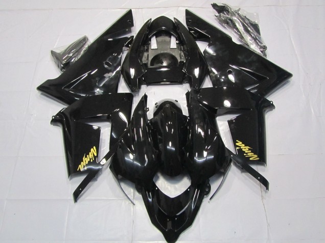 Aftermarket 2004-2005 Black Gold Kawasaki ZX10R Motorcycle Fairings