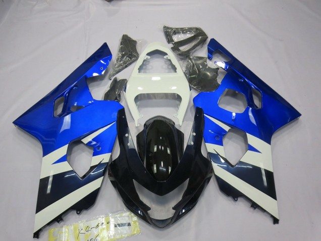 Aftermarket 2004-2005 Blue White GSXR Suzuki GSXR 600-750 Motorcycle Fairings Aftermarket 2004-2005 Blue White GSXR Suzuki GSXR 600-750 Motorcycle Fairings