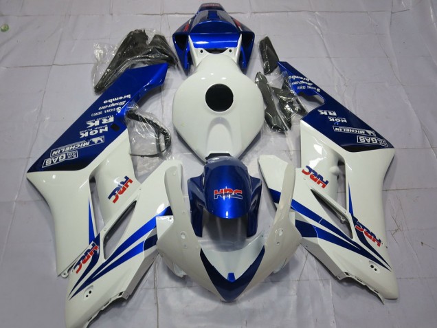 Aftermarket 2004-2005 Blue White HRC Honda CBR1000RR Motorcycle Fairings Aftermarket 2004-2005 Blue White HRC Honda CBR1000RR Motorcycle Fairings