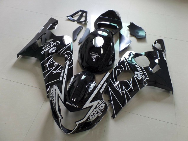 Aftermarket 2004-2005 Corona Black Suzuki GSXR 600-750 Motorcycle Fairings Aftermarket 2004-2005 Corona Black Suzuki GSXR 600-750 Motorcycle Fairings