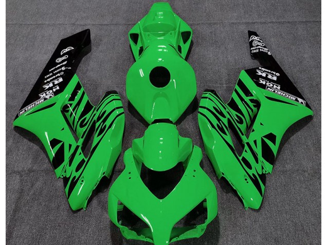 Aftermarket 2004-2005 Gloss Green Flame Honda CBR1000RR Motorcycle Fairings Aftermarket 2004-2005 Gloss Green Flame Honda CBR1000RR Motorcycle Fairings