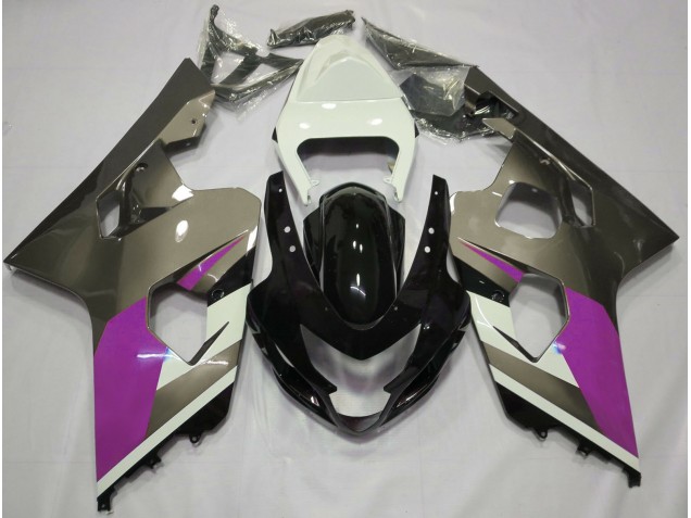 Aftermarket 2004-2005 Gloss Grey Suzuki GSXR 600-750 Motorcycle Fairings Aftermarket 2004-2005 Gloss Grey Suzuki GSXR 600-750 Motorcycle Fairings