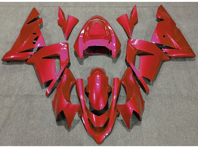 Aftermarket 2004-2005 Gloss Red Kawasaki ZX10R Motorcycle Fairings Aftermarket 2004-2005 Gloss Red Kawasaki ZX10R Motorcycle Fairings