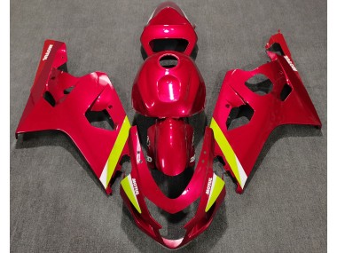 Aftermarket 2004-2005 Gloss Red Suzuki GSXR 600-750 Motorcycle Fairings