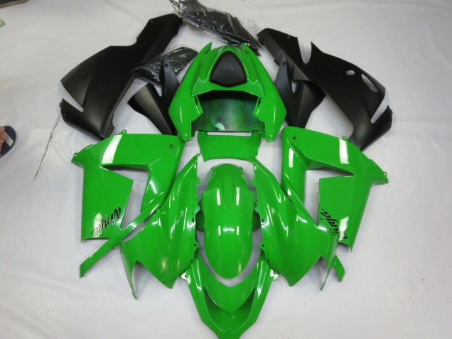 Aftermarket 2004-2005 Green Gloss Kawasaki ZX10R Motorcycle Fairings Aftermarket 2004-2005 Green Gloss Kawasaki ZX10R Motorcycle Fairings