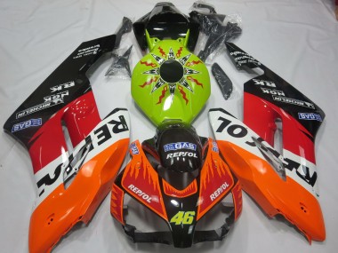 Aftermarket 2004-2005 Lime Rossi Repsol Honda CBR1000RR Motorcycle Fairings