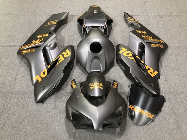 Aftermarket 2004-2005 Matte Grey Orange Repsol Honda CBR1000RR Motorcycle Fairings Aftermarket 2004-2005 Matte Grey Orange Repsol Honda CBR1000RR Motorcycle Fairings