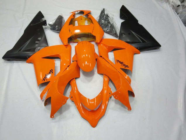 Aftermarket 2004-2005 Orange Ninja Kawasaki ZX10R Motorcycle Fairings Aftermarket 2004-2005 Orange Ninja Kawasaki ZX10R Motorcycle Fairings