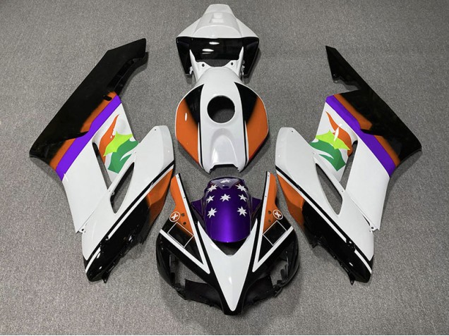 Aftermarket 2004-2005 Orange and Purple Flag Honda CBR1000RR Motorcycle Fairings Aftermarket 2004-2005 Orange and Purple Flag Honda CBR1000RR Motorcycle Fairings