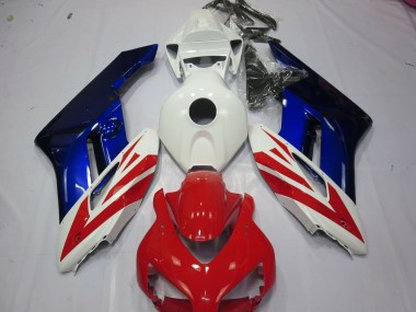 Aftermarket 2004-2005 Red and Blue Honda CBR1000RR Motorcycle Fairings