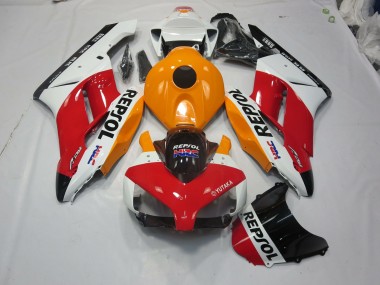 Aftermarket 2004-2005 White Repsol Honda CBR1000RR Motorcycle Fairings