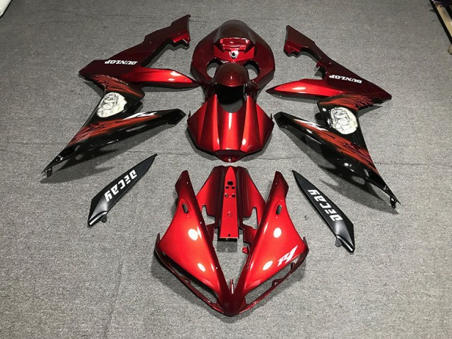 Aftermarket 2004-2006 Gloss Red & Yamaha R1 Motorcycle Fairings Aftermarket 2004-2006 Gloss Red & Yamaha R1 Motorcycle Fairings