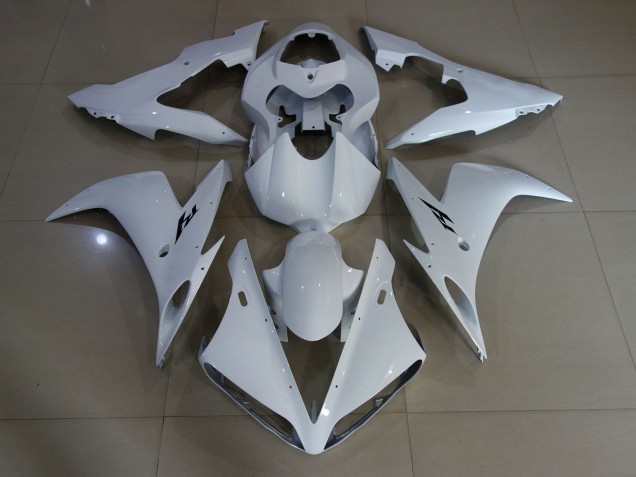 Aftermarket 2004-2006 Gloss White Yamaha R1 Motorcycle Fairings Aftermarket 2004-2006 Gloss White Yamaha R1 Motorcycle Fairings
