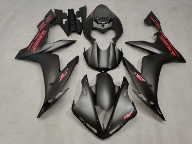 Aftermarket 2004-2006 Matte and Red Yamaha R1 Motorcycle Fairings