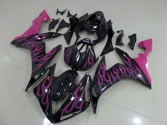 Aftermarket 2004-2006 Pink Flame Yamaha R1 Motorcycle Fairings Aftermarket 2004-2006 Pink Flame Yamaha R1 Motorcycle Fairings