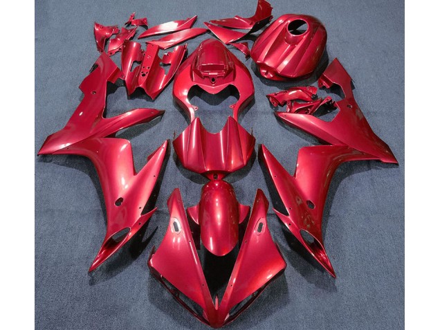 Aftermarket 2004-2006 Solid Red Yamaha R1 Motorcycle Fairings Aftermarket 2004-2006 Solid Red Yamaha R1 Motorcycle Fairings