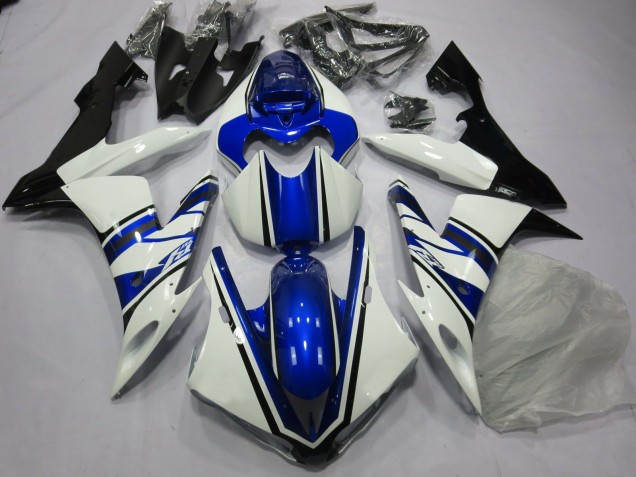 Aftermarket 2004-2006 Special Blue and White Yamaha R1 Motorcycle Fairings Aftermarket 2004-2006 Special Blue and White Yamaha R1 Motorcycle Fairings