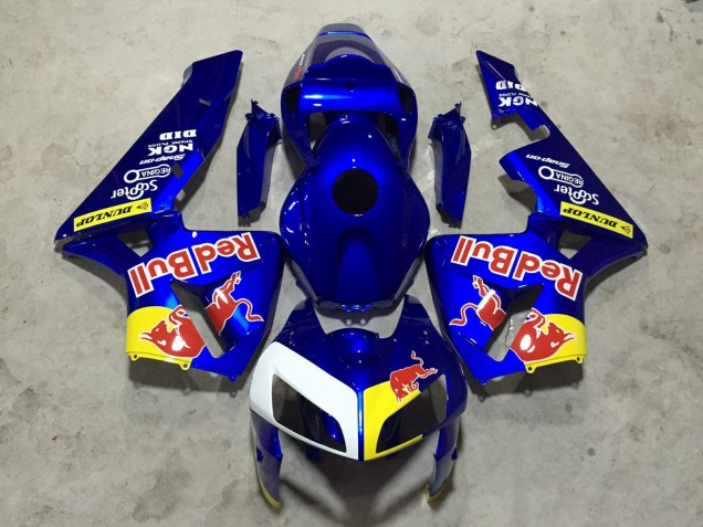 Aftermarket 2005-2006 Blue Red Bull Honda CBR600RR Motorcycle Fairings Aftermarket 2005-2006 Blue Red Bull Honda CBR600RR Motorcycle Fairings