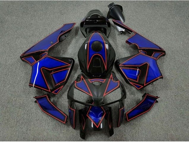Aftermarket 2005-2006 Blue and Red Turtle Honda CBR600RR Motorcycle Fairings Aftermarket 2005-2006 Blue and Red Turtle Honda CBR600RR Motorcycle Fairings