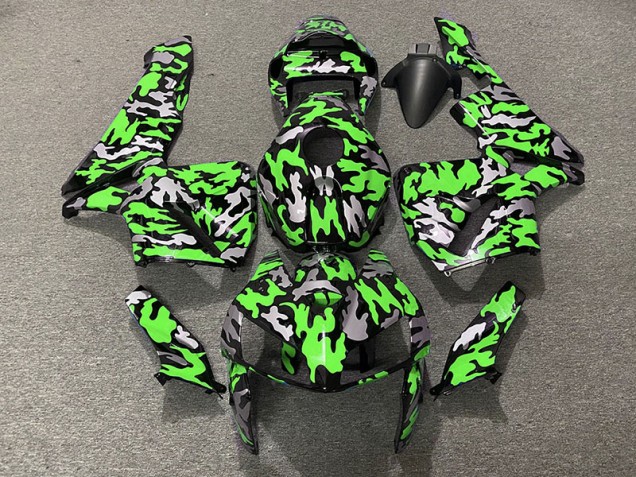 Aftermarket 2005-2006 Camo & GREEN Honda CBR600RR Motorcycle Fairings Aftermarket 2005-2006 Camo & GREEN Honda CBR600RR Motorcycle Fairings