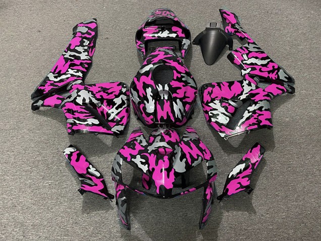 Aftermarket 2005-2006 Camo & HOT PINK Honda CBR600RR Motorcycle Fairings Aftermarket 2005-2006 Camo & HOT PINK Honda CBR600RR Motorcycle Fairings