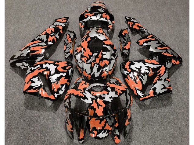 Aftermarket 2005-2006 Camo & LIGHT ORANGE Honda CBR600RR Motorcycle Fairings Aftermarket 2005-2006 Camo & LIGHT ORANGE Honda CBR600RR Motorcycle Fairings
