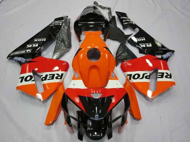 Aftermarket 2005-2006 Classic Repsol Honda CBR600RR Motorcycle Fairings Aftermarket 2005-2006 Classic Repsol Honda CBR600RR Motorcycle Fairings