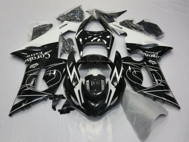 Aftermarket 2005-2006 Corona Extra Kawasaki ZX6R Motorcycle Fairings Aftermarket 2005-2006 Corona Extra Kawasaki ZX6R Motorcycle Fairings