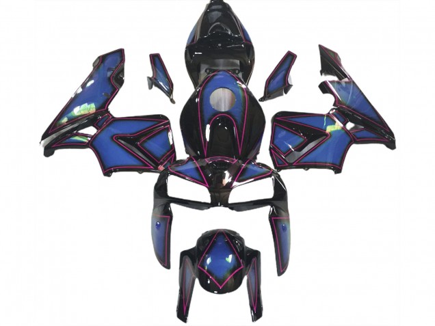 Aftermarket 2005-2006 Deep Blue & Pink Outline Honda CBR600RR Motorcycle Fairings Aftermarket 2005-2006 Deep Blue & Pink Outline Honda CBR600RR Motorcycle Fairings
