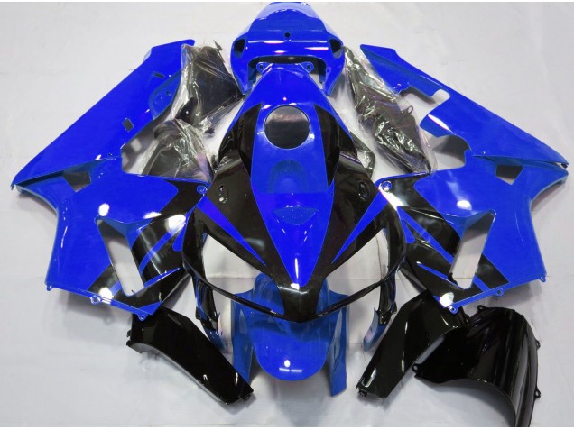 Aftermarket 2005-2006 Gloss Blue & Black Design Honda CBR600RR Motorcycle Fairings Aftermarket 2005-2006 Gloss Blue & Black Design Honda CBR600RR Motorcycle Fairings