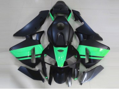Aftermarket 2005-2006 Matte Black & Special Green Honda CBR600RR Motorcycle Fairings