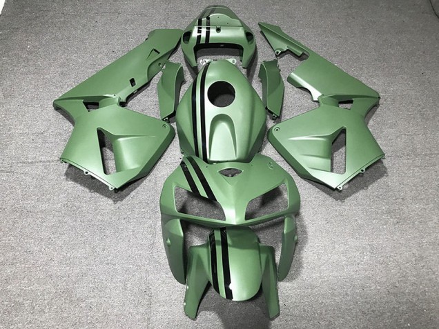 Aftermarket 2005-2006 Matte Green Honda CBR600RR Motorcycle Fairings Aftermarket 2005-2006 Matte Green Honda CBR600RR Motorcycle Fairings