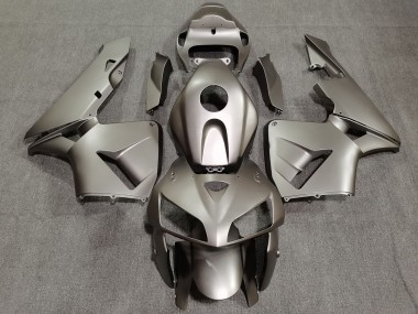 Aftermarket 2005-2006 Matte Silver Honda CBR600RR Motorcycle Fairings