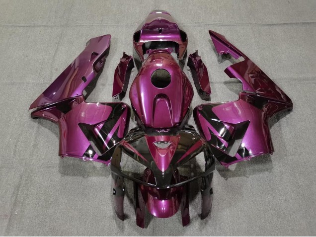 Aftermarket 2005-2006 Metallic Purple & Black Decal Honda CBR600RR Motorcycle Fairings Aftermarket 2005-2006 Metallic Purple & Black Decal Honda CBR600RR Motorcycle Fairings