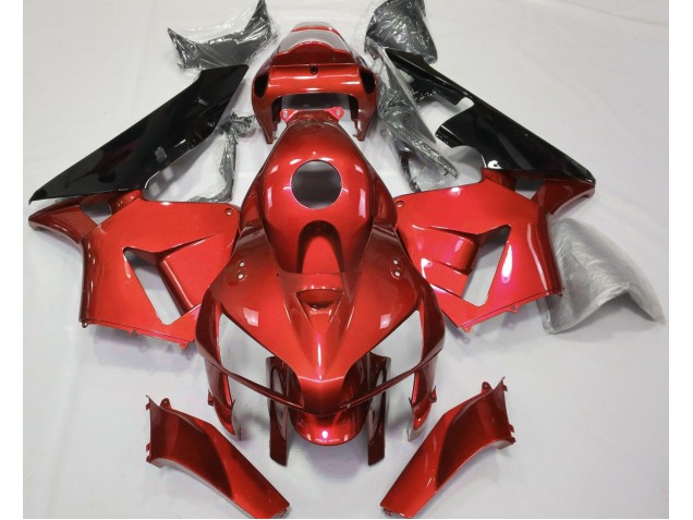 Aftermarket 2005-2006 Red CBR Style Honda CBR600RR Motorcycle Fairings