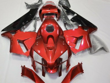 Aftermarket 2005-2006 Red CBR Style Honda CBR600RR Motorcycle Fairings