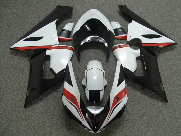 Aftermarket 2005-2006 Red white and Black Kawasaki ZX6R Motorcycle Fairings Aftermarket 2005-2006 Red white and Black Kawasaki ZX6R Motorcycle Fairings