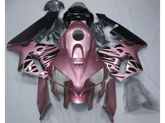 Aftermarket 2005-2006 Rose Pink Flame Honda CBR600RR Motorcycle Fairings Aftermarket 2005-2006 Rose Pink Flame Honda CBR600RR Motorcycle Fairings