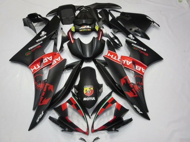 Aftermarket 2006-2007 Abarth Matte Yamaha R6 Motorcycle Fairings Aftermarket 2006-2007 Abarth Matte Yamaha R6 Motorcycle Fairings
