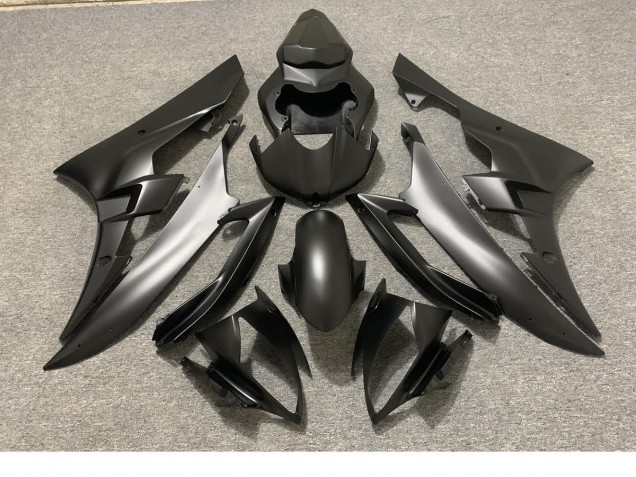 Aftermarket 2006-2007 Full Matte Black Yamaha R6 Motorcycle Fairings Aftermarket 2006-2007 Full Matte Black Yamaha R6 Motorcycle Fairings