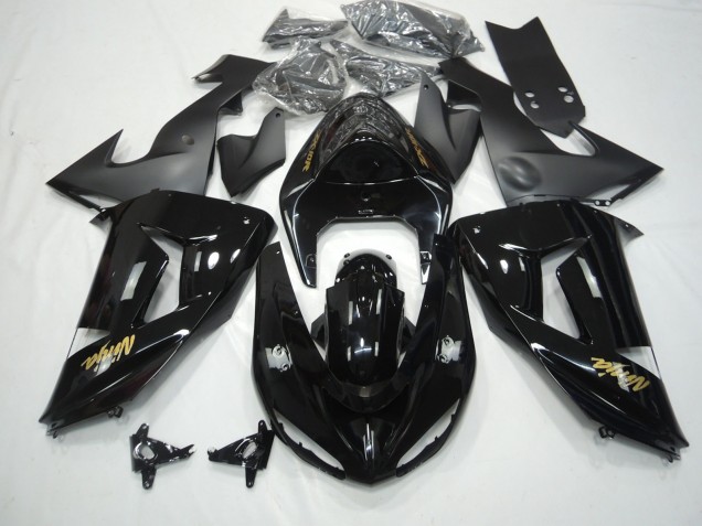 Aftermarket 2006-2007 Gloss Black Kawasaki ZX10R Motorcycle Fairings Aftermarket 2006-2007 Gloss Black Kawasaki ZX10R Motorcycle Fairings