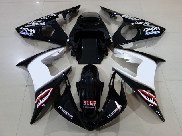 Aftermarket 2006-2007 Gloss Black & Yamaha R6 Motorcycle Fairings Aftermarket 2006-2007 Gloss Black & Yamaha R6 Motorcycle Fairings
