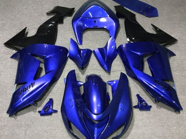 Aftermarket 2006-2007 Gloss Blue Kawasaki ZX10R Motorcycle Fairings
